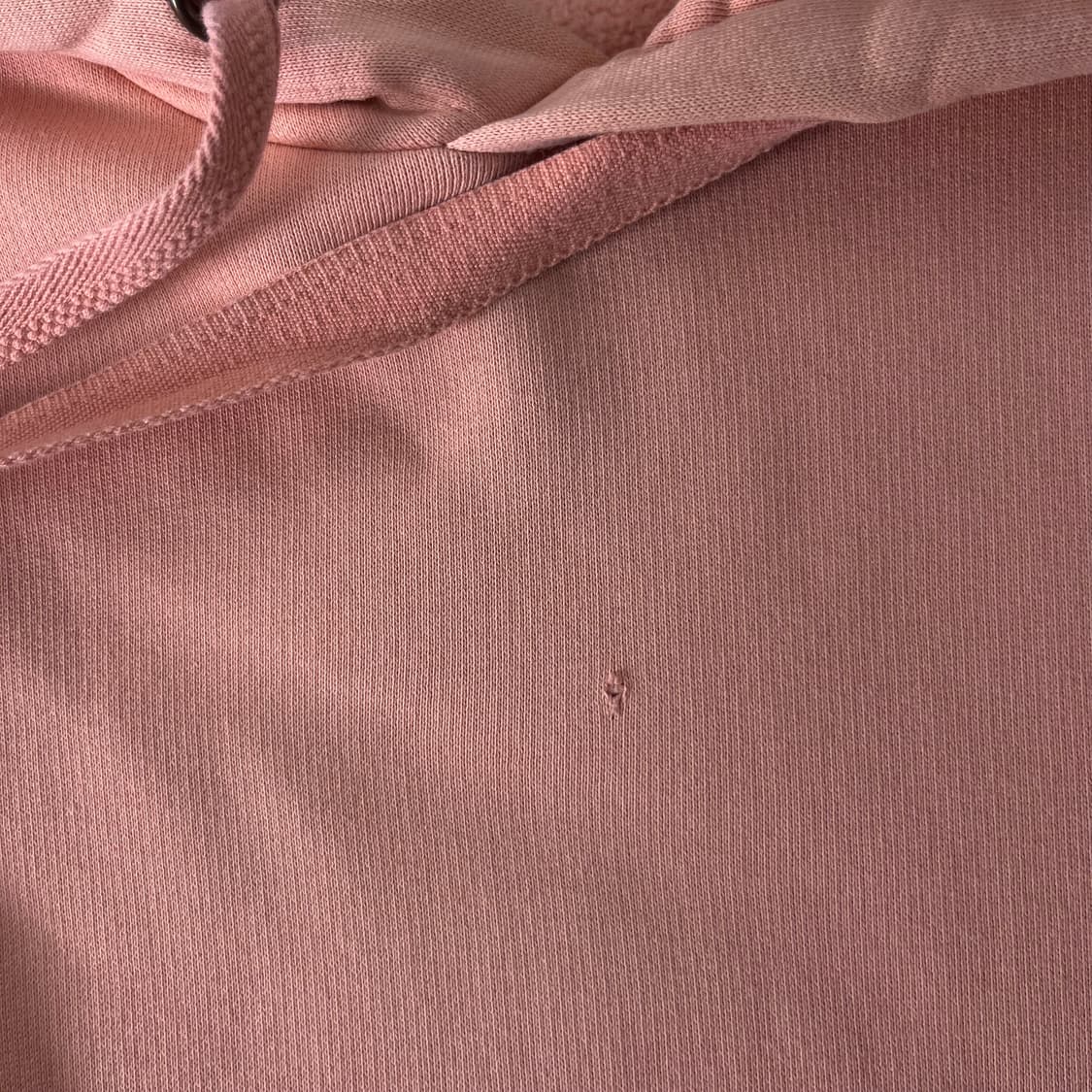 100 아크네스튜디오 페이스로고 딸기우유 후드티 상품이미지4