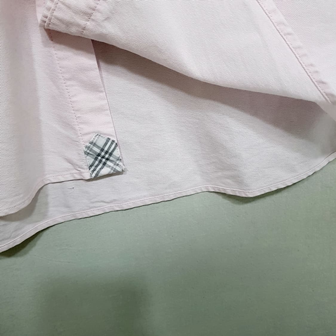 BURBERRY 버버리 블랙라벨 버튼다운 셔츠 핑크 상품이미지5