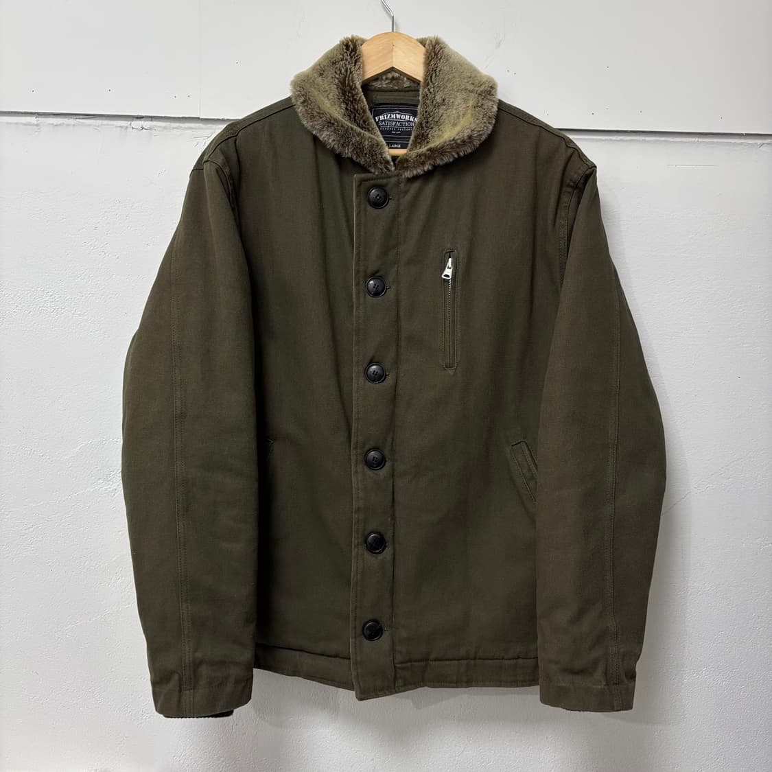 프리즘웍스 카키 N-1 덱자켓 상품이미지1