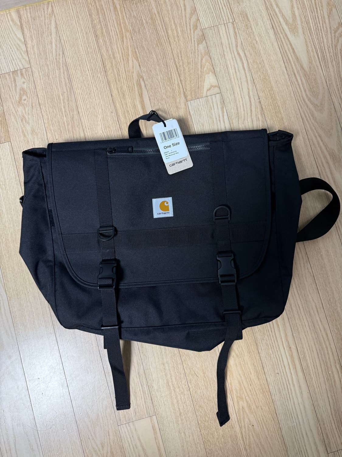 칼하트 WIP 제이크 메신저백 블랙 상품이미지2