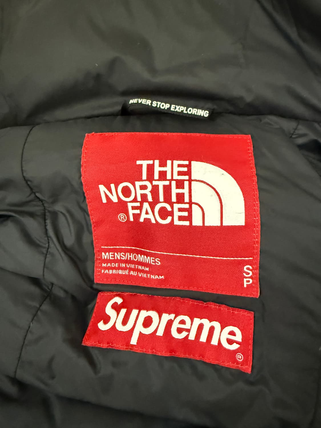 [S] 슈프림 x 더 노스 페이스 S 로고 히말라야 파카 블랙 패딩 상품이미지4