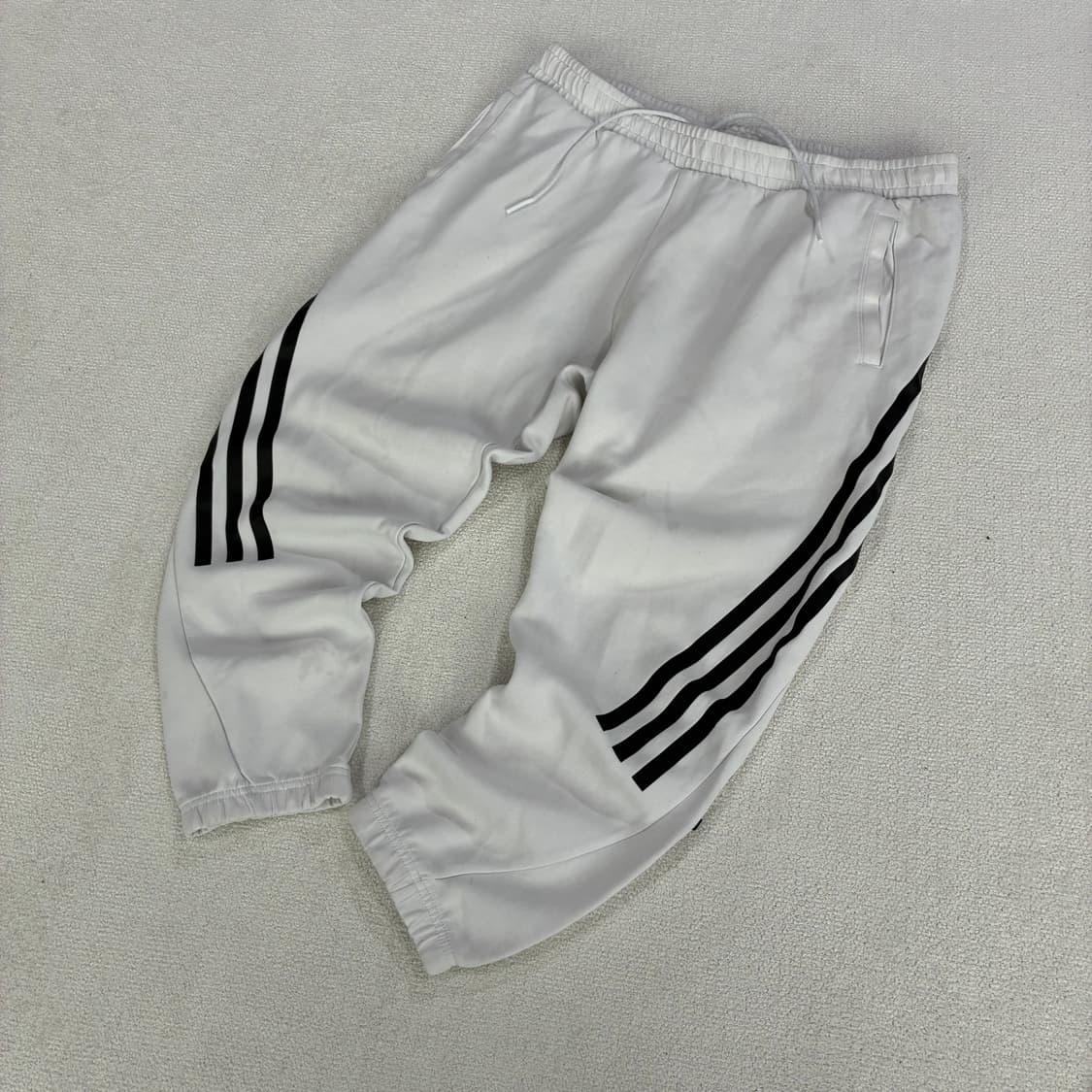 아디다스 삼선 트레이닝 바지 화이트 2XL 상품이미지1