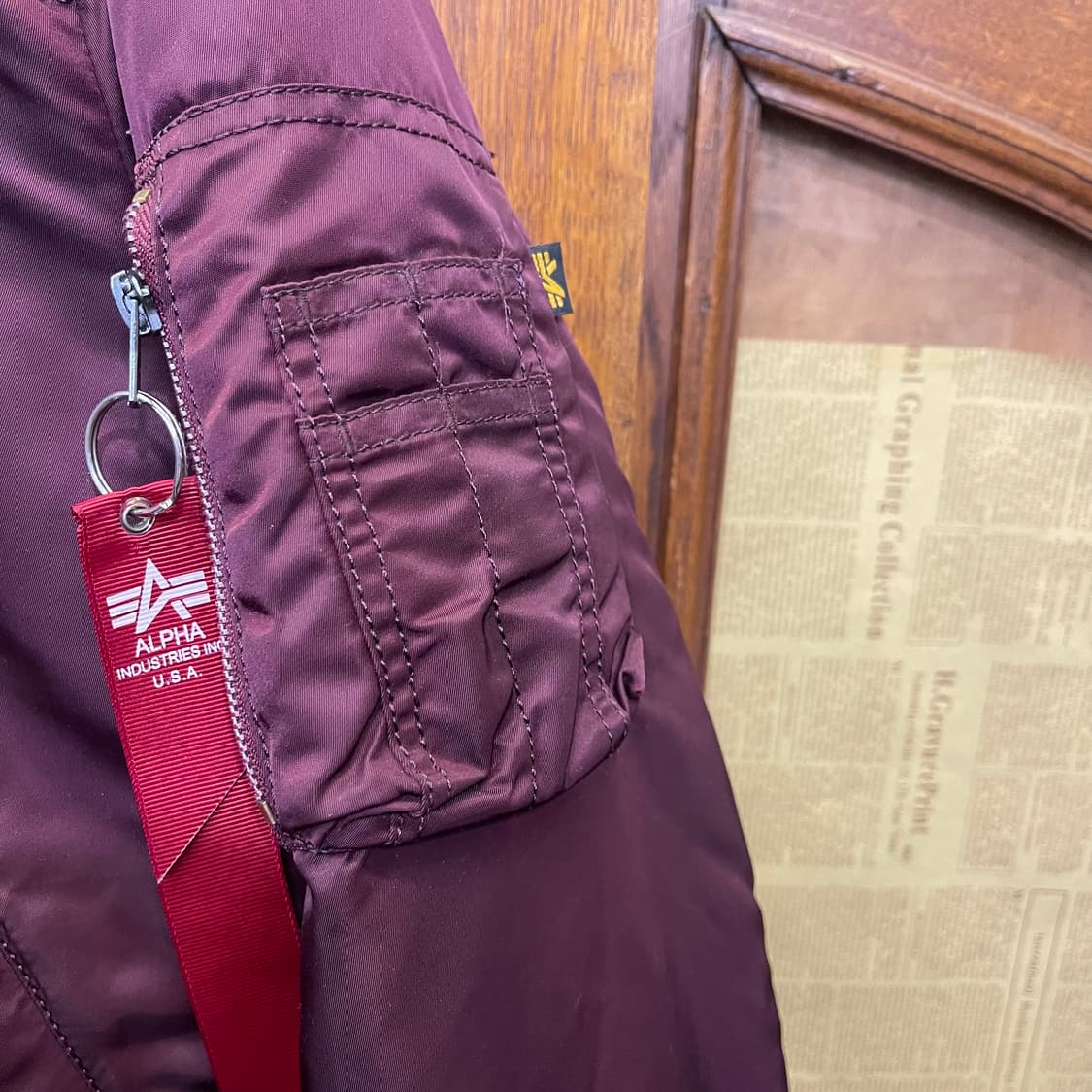 알파 usaf 마원 버건디 상품이미지2