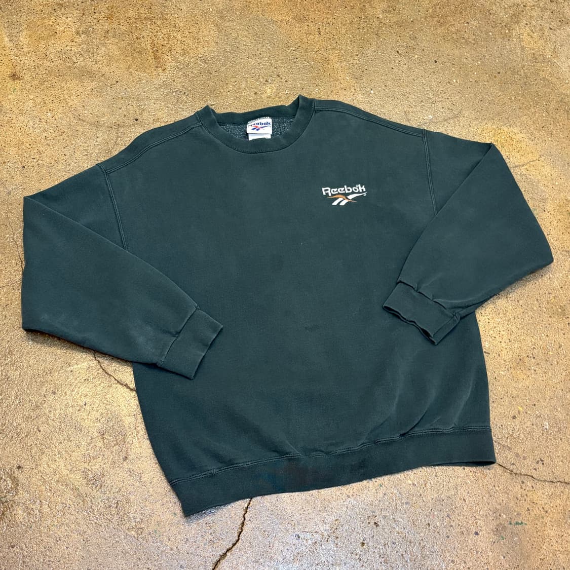 레어 90s Made in USA 미국 빈티지 워싱 리복 맨투맨  상품이미지2