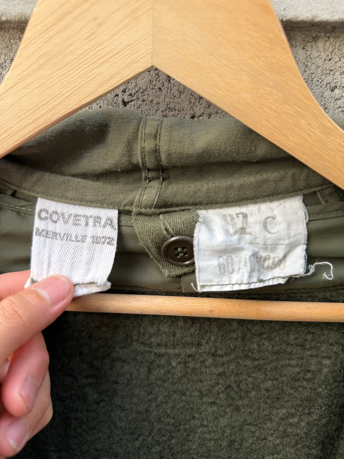 1970s OG FRENCH ARMY M64 모즈파카 오리지널 개파카 상품이미지4