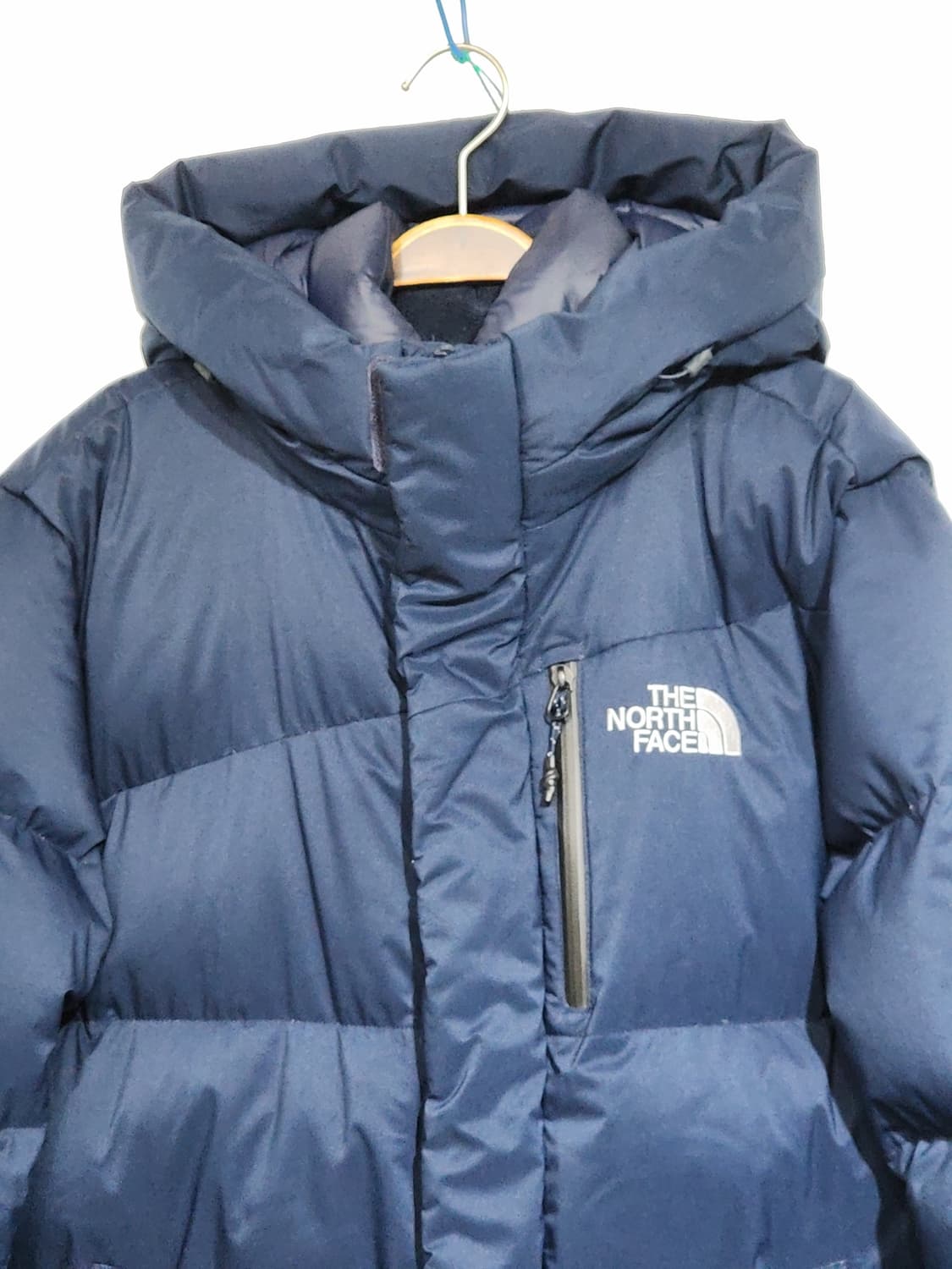 (XL) 노스페이스 오리털 롱패딩 점퍼 네이비 후드 다운코트  상품이미지2