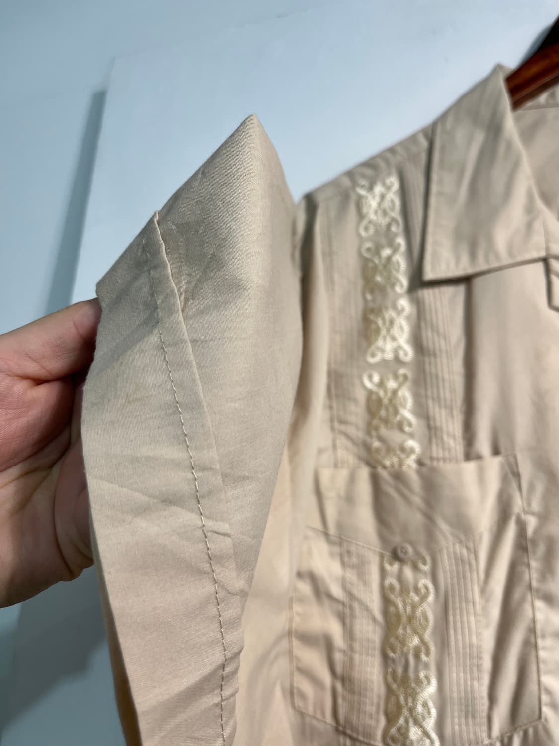 90s Omega Guayabera Shirts (쿠바 셔츠) 2XL 상품이미지4