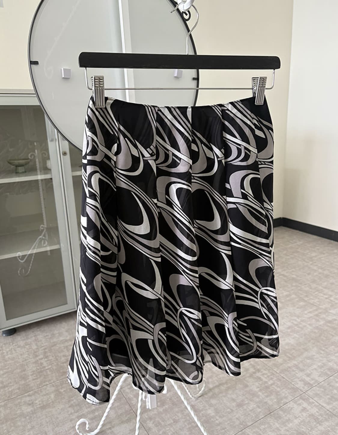 pattern flare skirt 상품이미지5