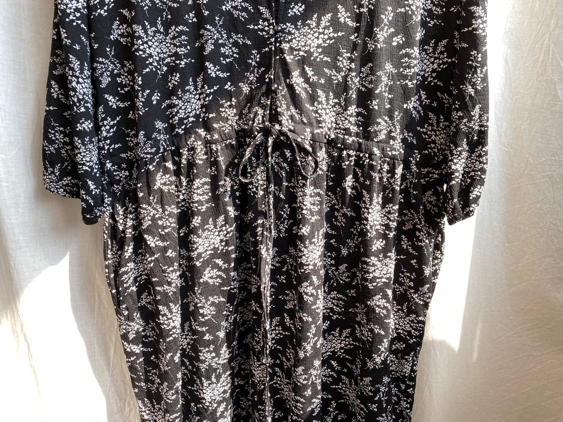 블랙 플라워 로브(F) 상품이미지5