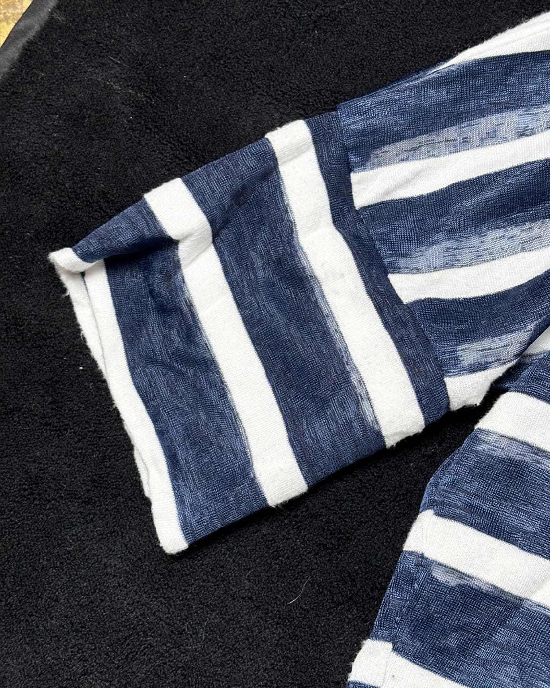 일본빈티지 Y2K 스트라이프 레이어드티셔츠 상품이미지3