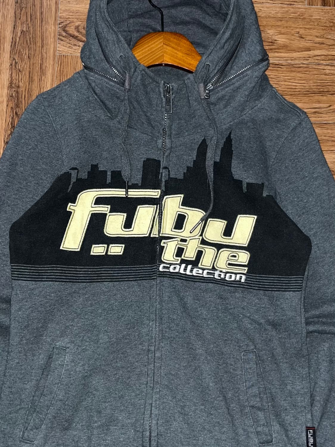 FUBU 로고 후드집업 상품이미지4