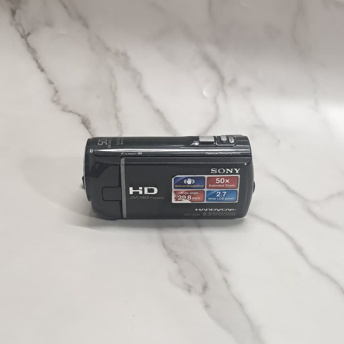 배터리 없음) 소니 핸디캠 HDR-CX280 캠코더 상품이미지1