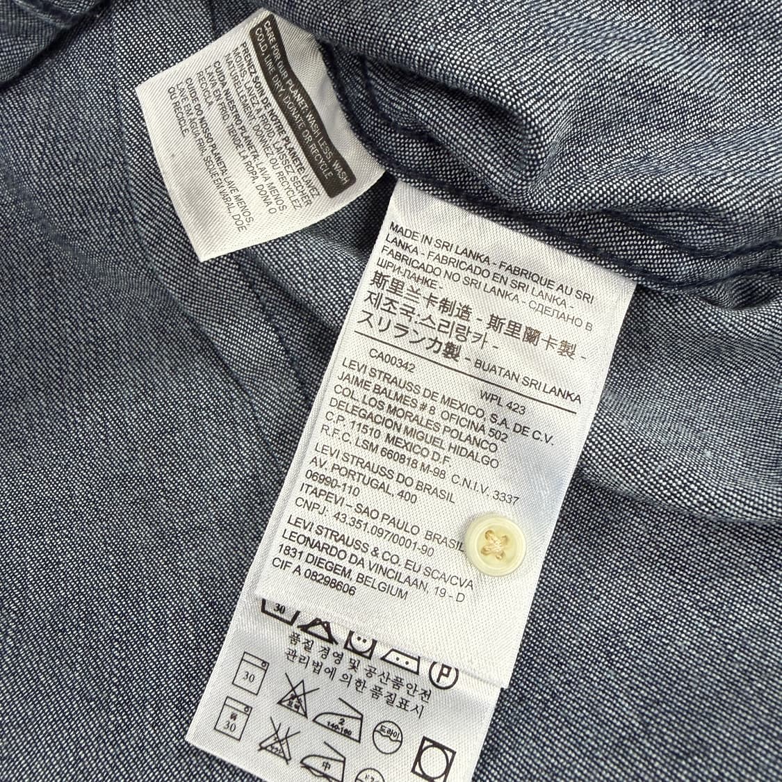 (우먼즈S)리바이스 Levis 웨스턴 데님 셔츠 상품이미지3