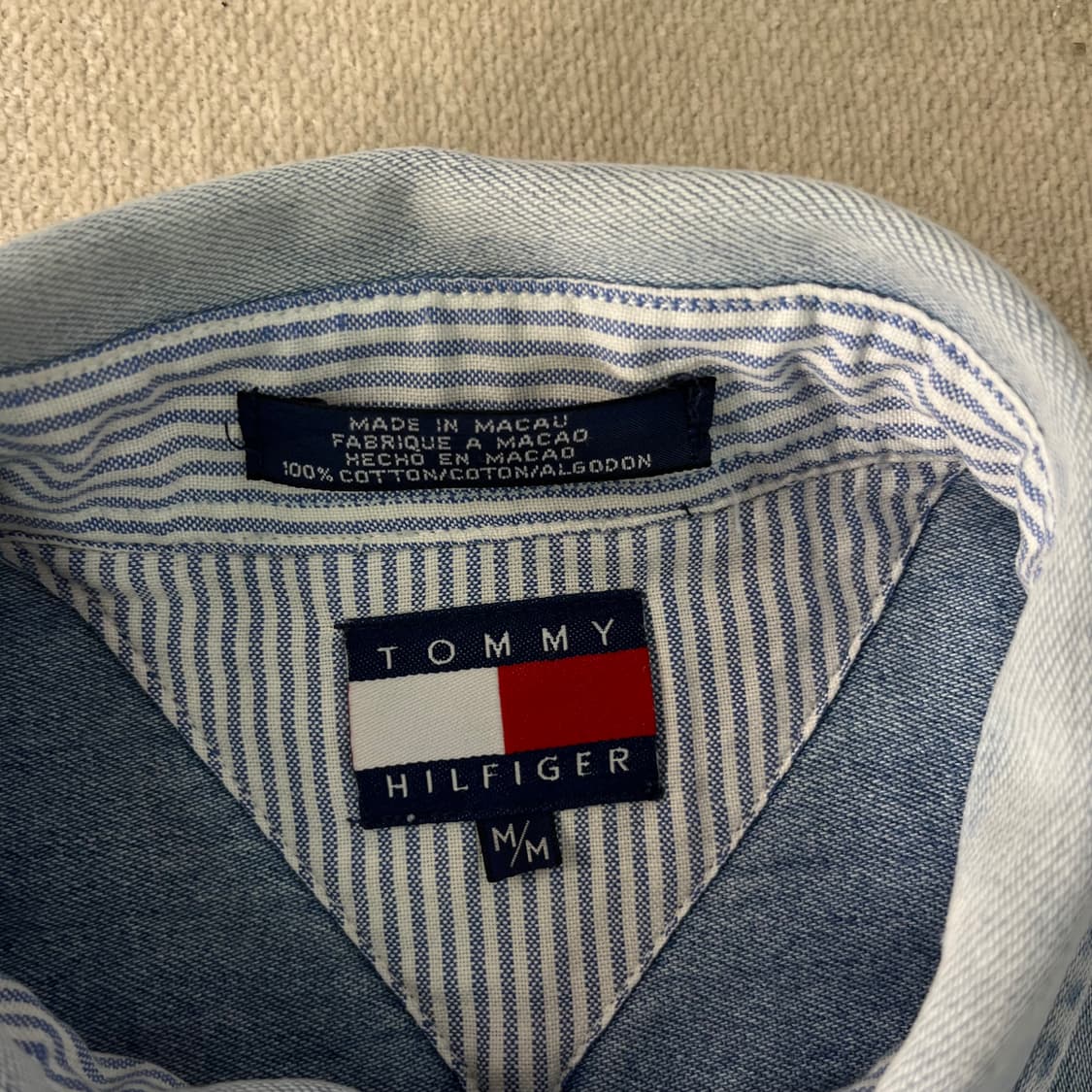 105 타미힐피거 데님 워크 셔츠 상품이미지3