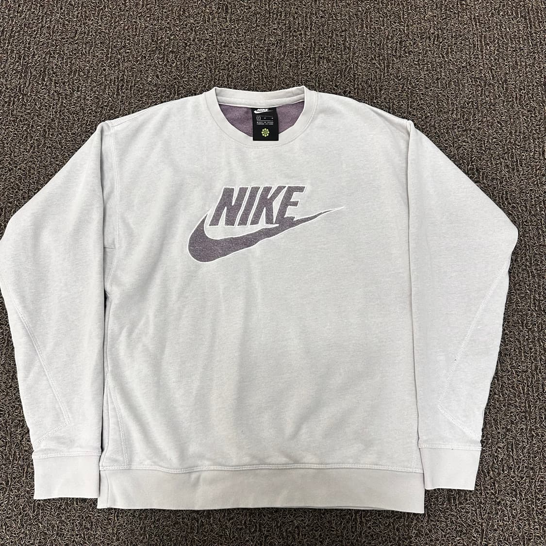 NIKE 나이키 여성 스우시 맨투맨 연한 퍼플 M 상품이미지1