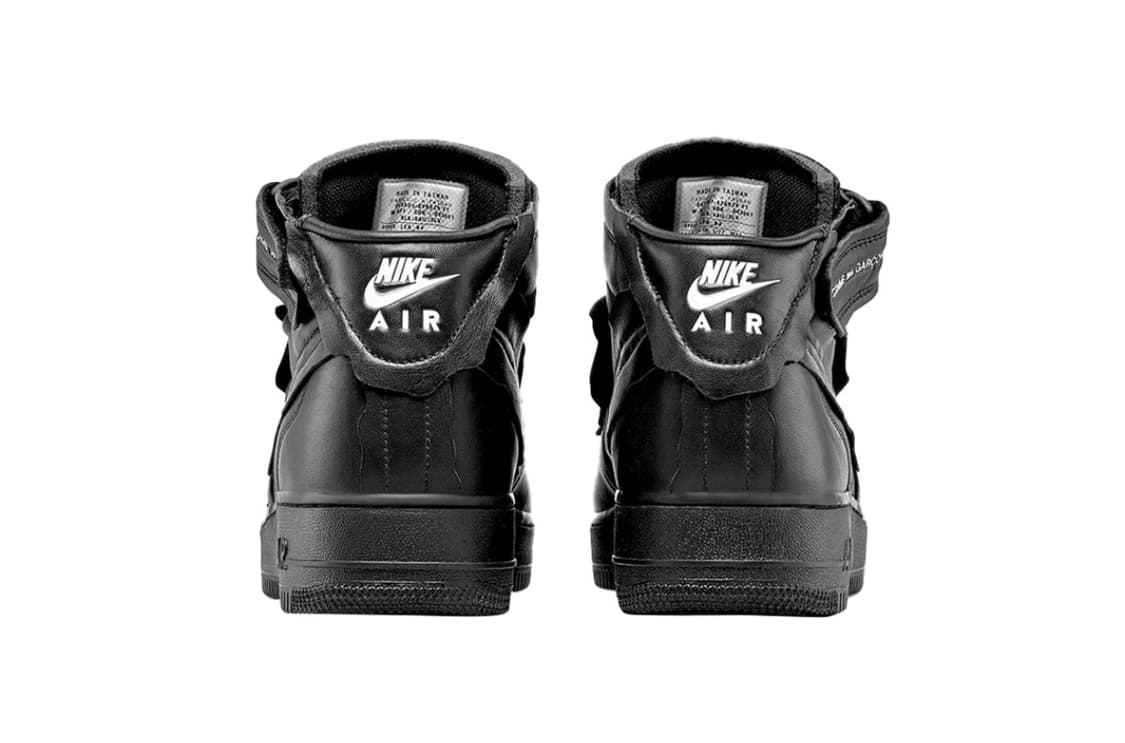 나이키 꼼데 옴므 플러스 에어포스 미드 블랙 상품이미지3