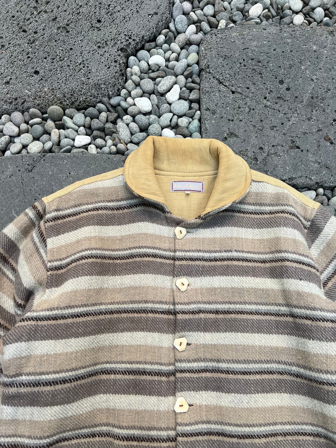 VINTAGE NATURALLY KOMODO 핸드메이드 우븐울자켓 상품이미지5