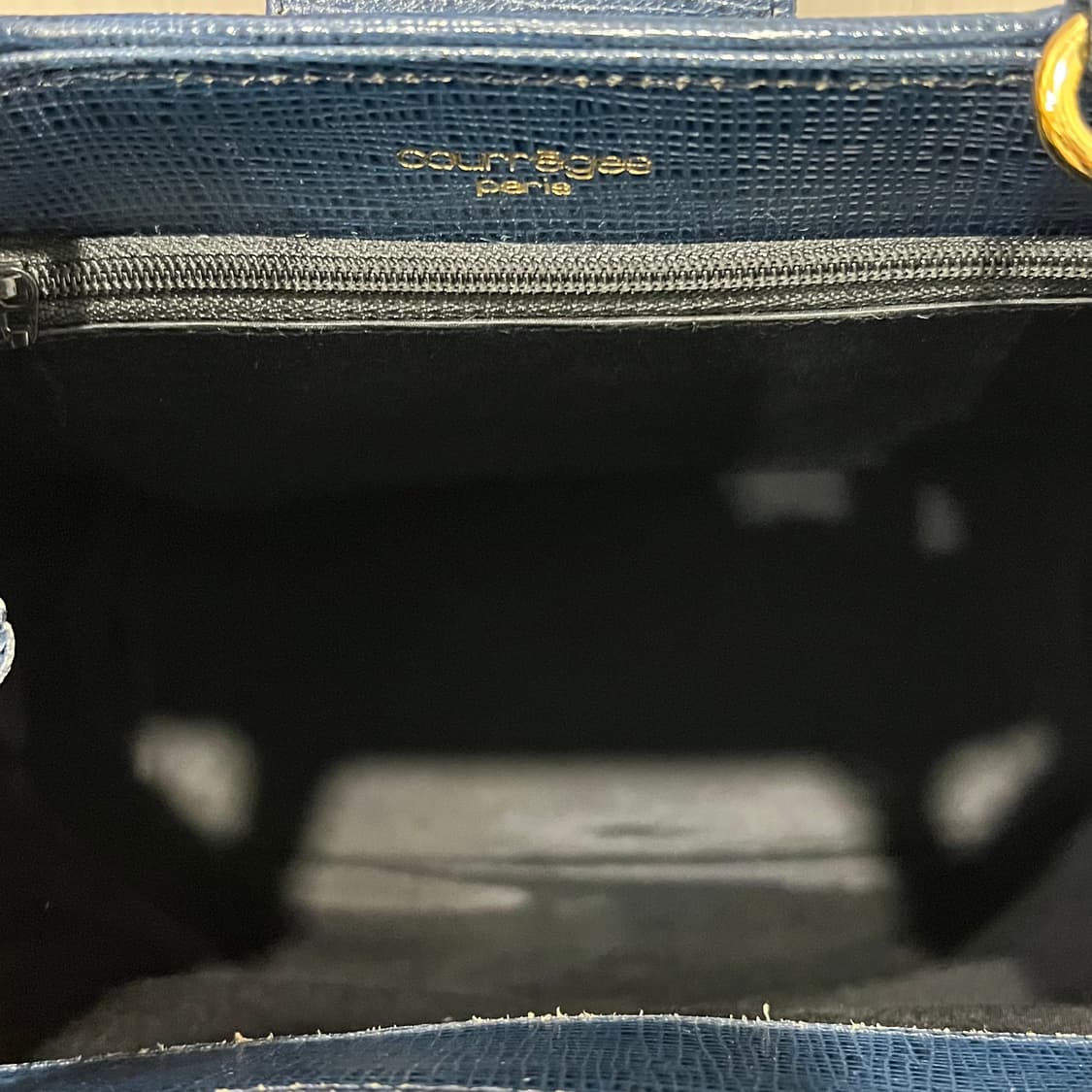 꾸레쥬 네이비 사피아노 롱 숄더 상품이미지9