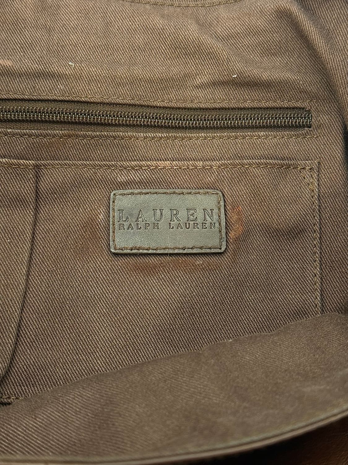 랄프로렌 브라운 카우 멀티 포켓 레더 메신저 백 상품이미지4