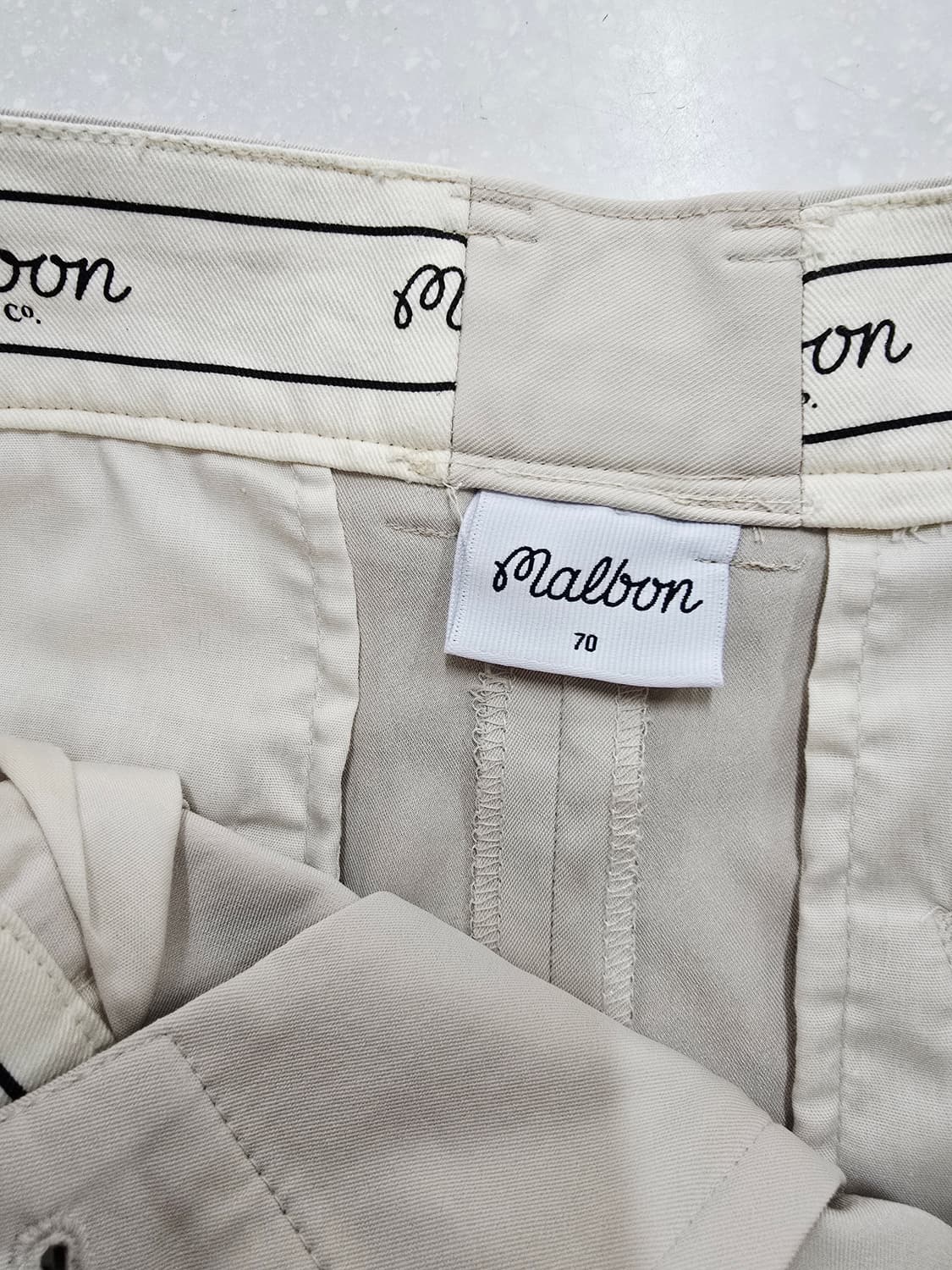 말본 아이보리 카고 조거팬츠 여성 바지 상품이미지6