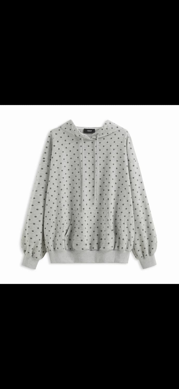 샵사이다 도트 후드티 상품이미지1