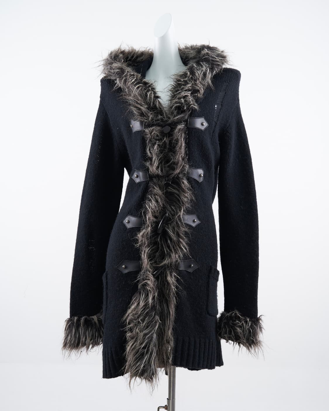 Midas 퍼 롱 맥시 가디건 상품이미지1