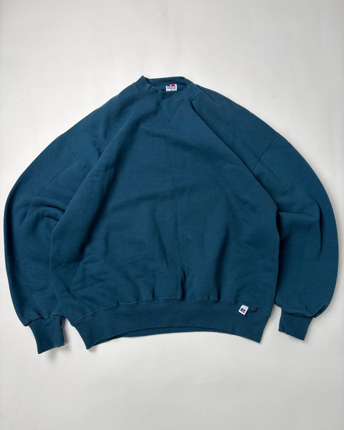 90s Russell Sweatshirt (teal blue) 상품이미지1