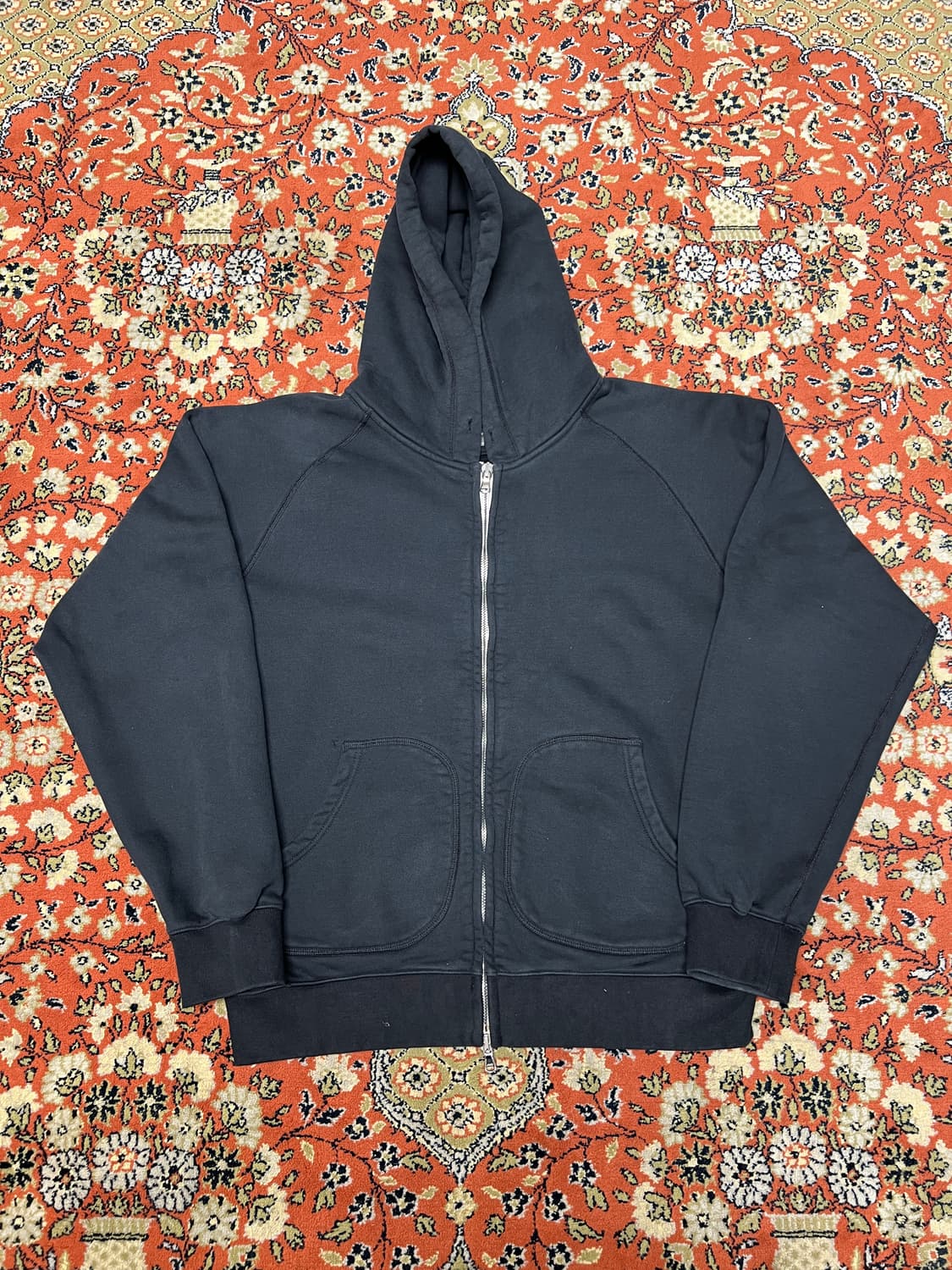 [3] Ramolin 블랙 후드 집업 상품이미지1