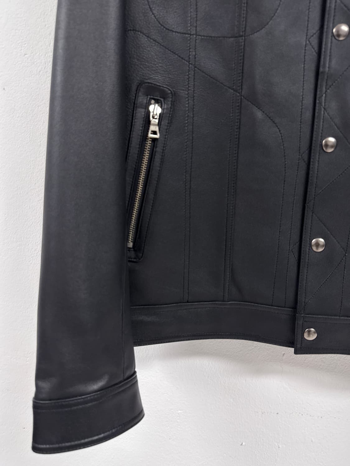 [N][110]이태리 나파 램스킨 트러커 자켓 상품이미지4