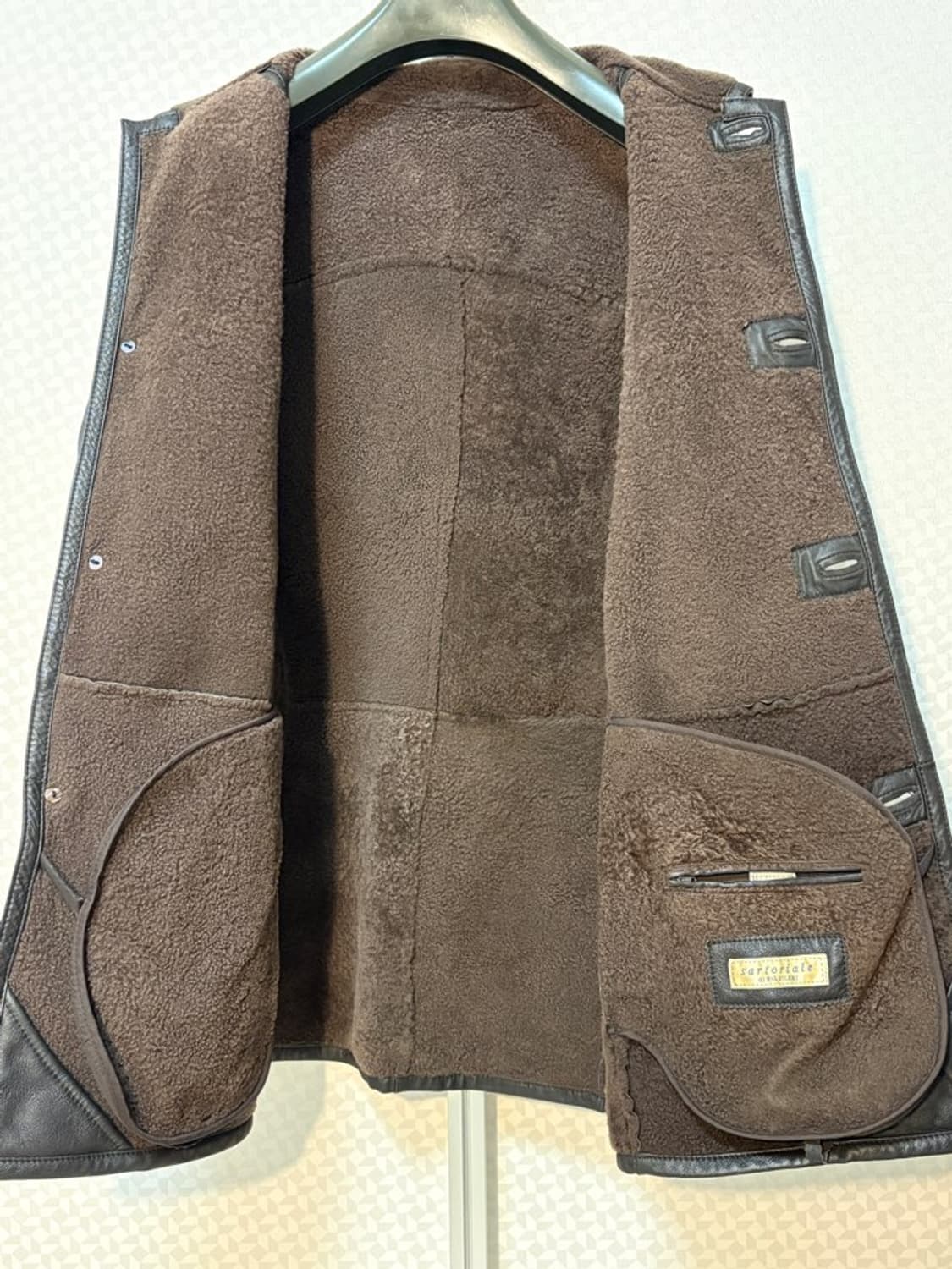 빨질레리 리얼 양가죽 양털 100% 무스탕 코트 상품이미지7