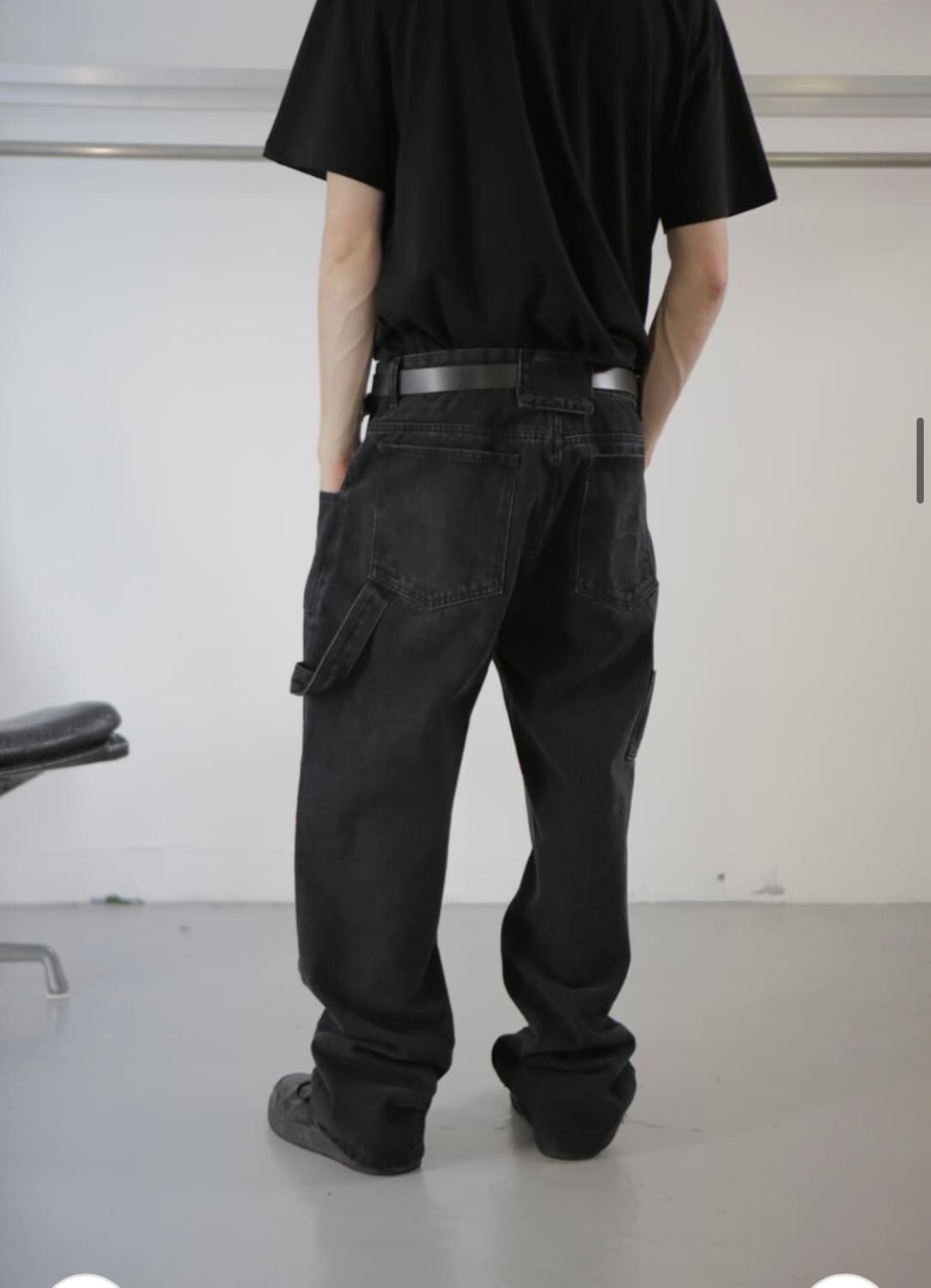 MPa 페인터 데님 (BLACK) 새상품(m) 상품이미지2
