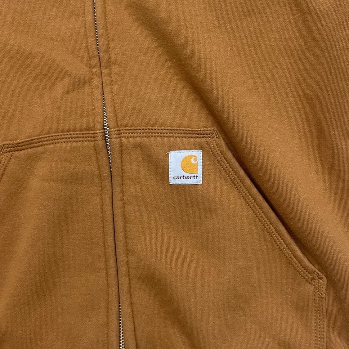 CARHARTT 레인 디펜더 후드집업 카멜 S 상품이미지2