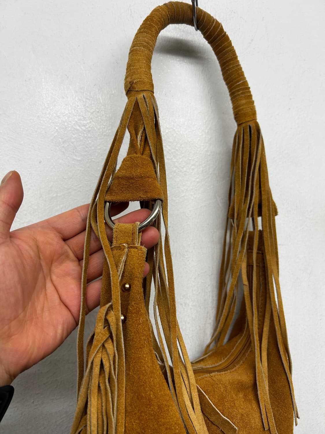 Another Edition 스웨이드 프린지 숄더백 상품이미지3