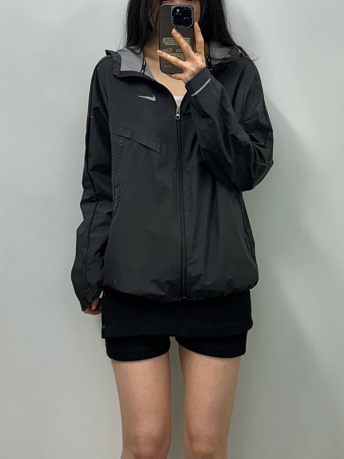 나이키 러닝 블랙 바람막이 자켓 상품이미지1