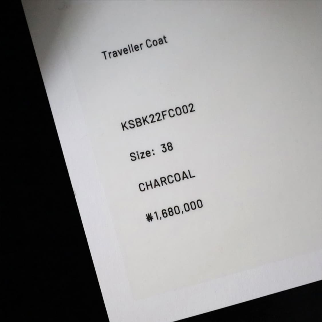 Traveller Coat Charcoal 상품이미지10