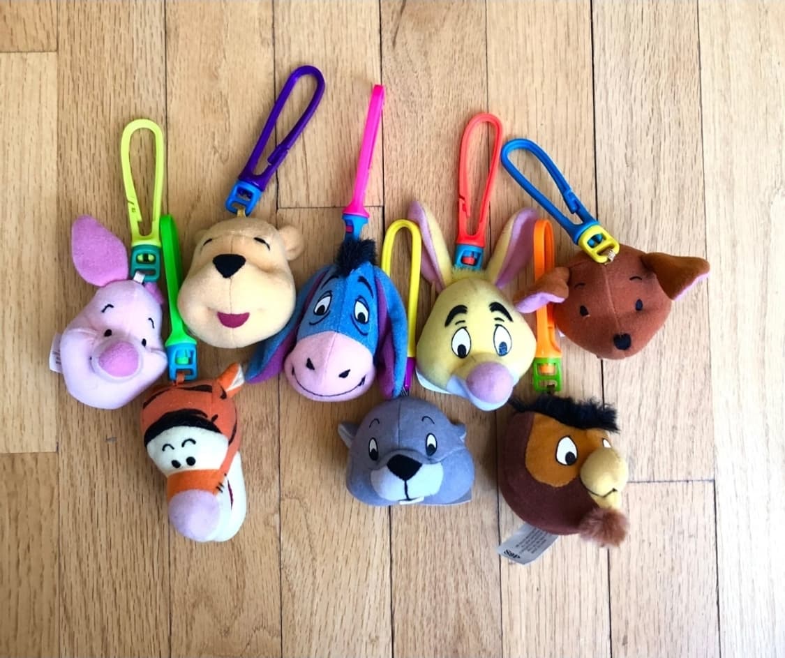 1999 맥도날드 곰돌이푸 키링 세트 상품이미지3