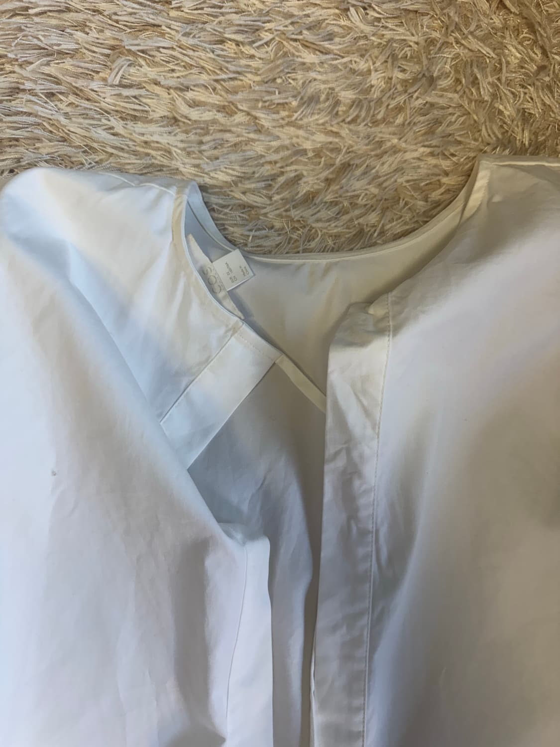 Cos 화이트 상의 상품이미지4