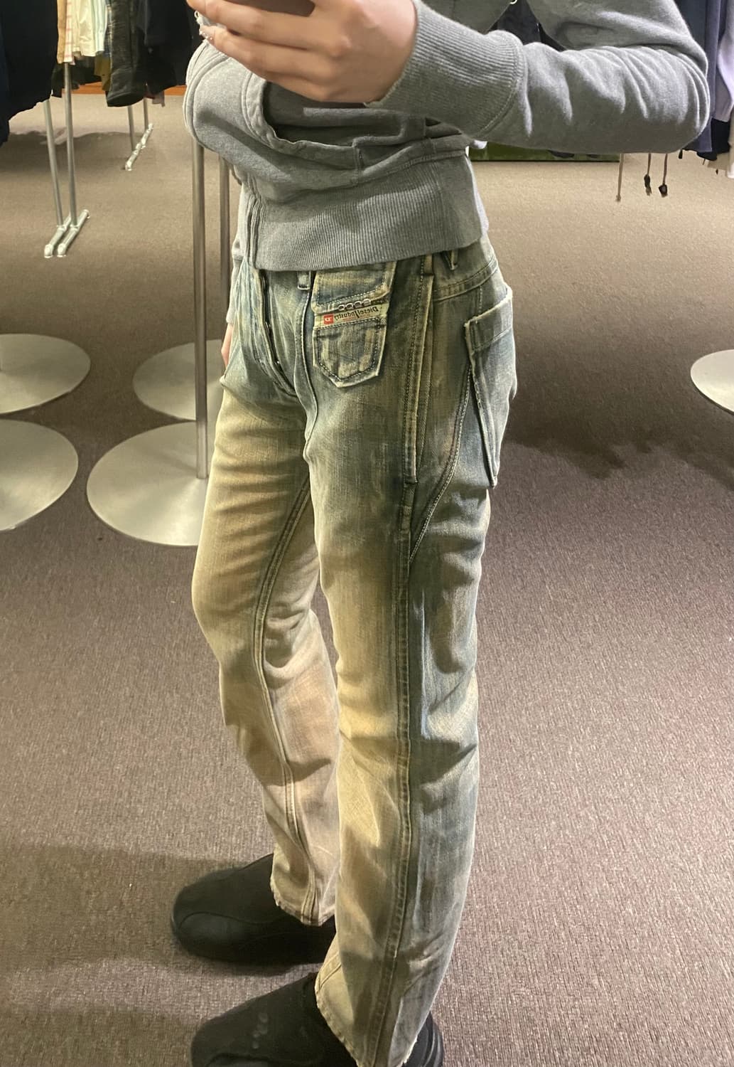 26) DIESEL 디젤 빈티지 샌드워싱 데님팬츠 상품이미지3