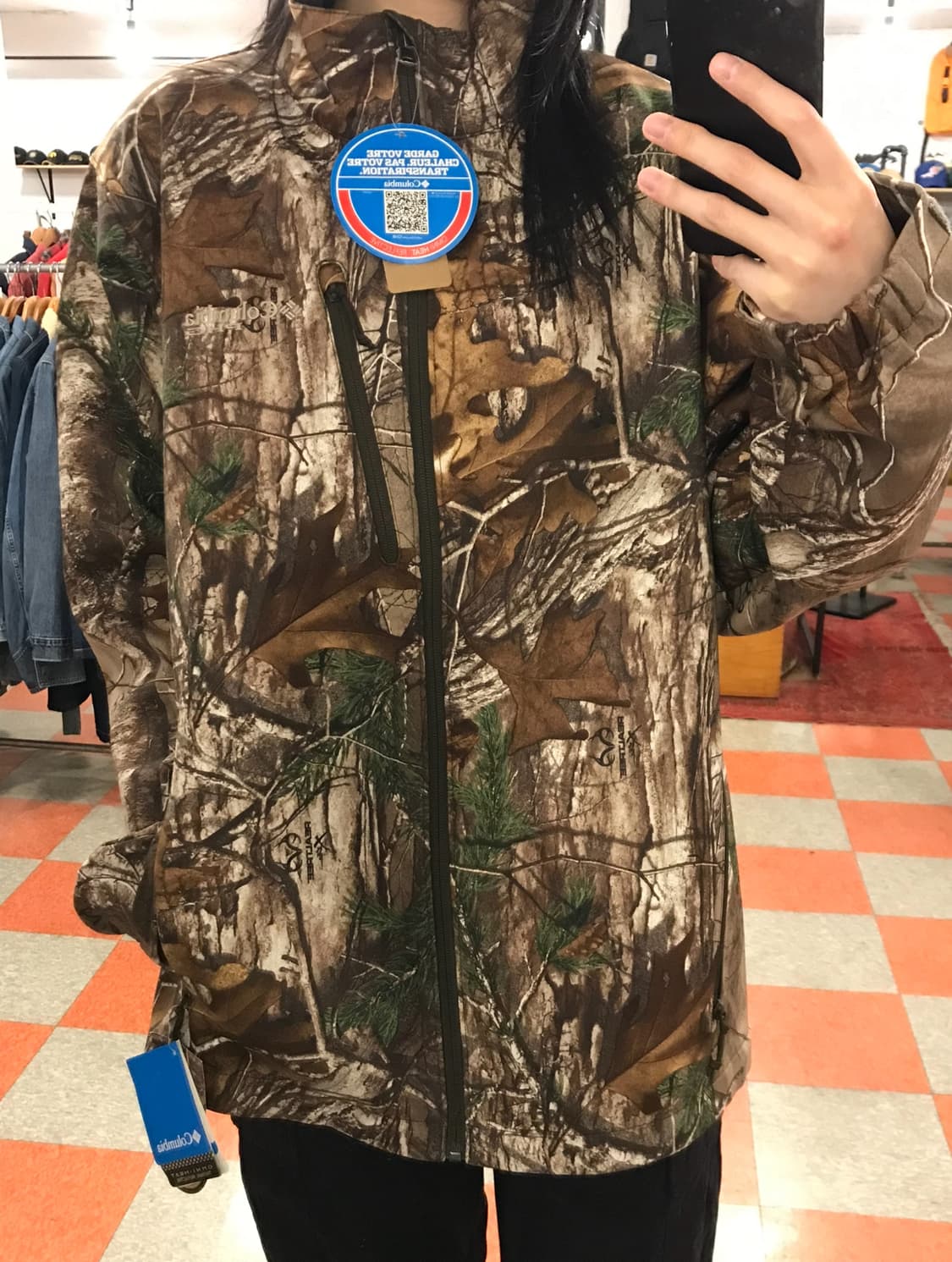 컬럼비아 낚엽 바람막이 상품이미지1