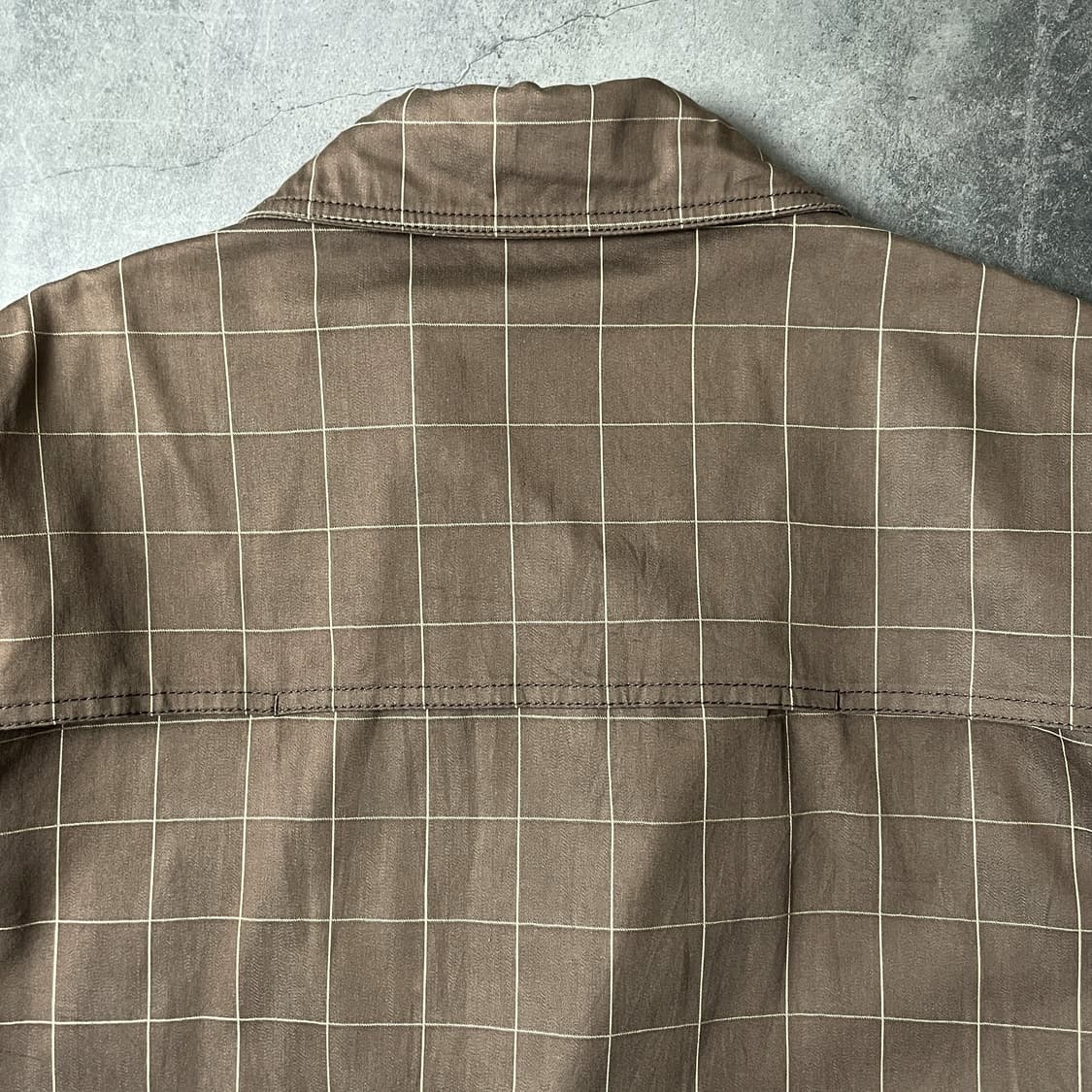 PAUL SMITH 폴스미스 빈티지 브라운 체크 집업자켓 A00404 상품이미지7