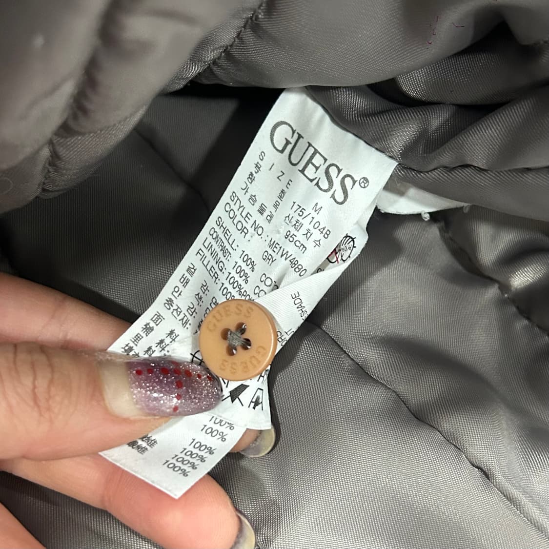 Guess 게스 하이넥 베이지 자켓   상품이미지7