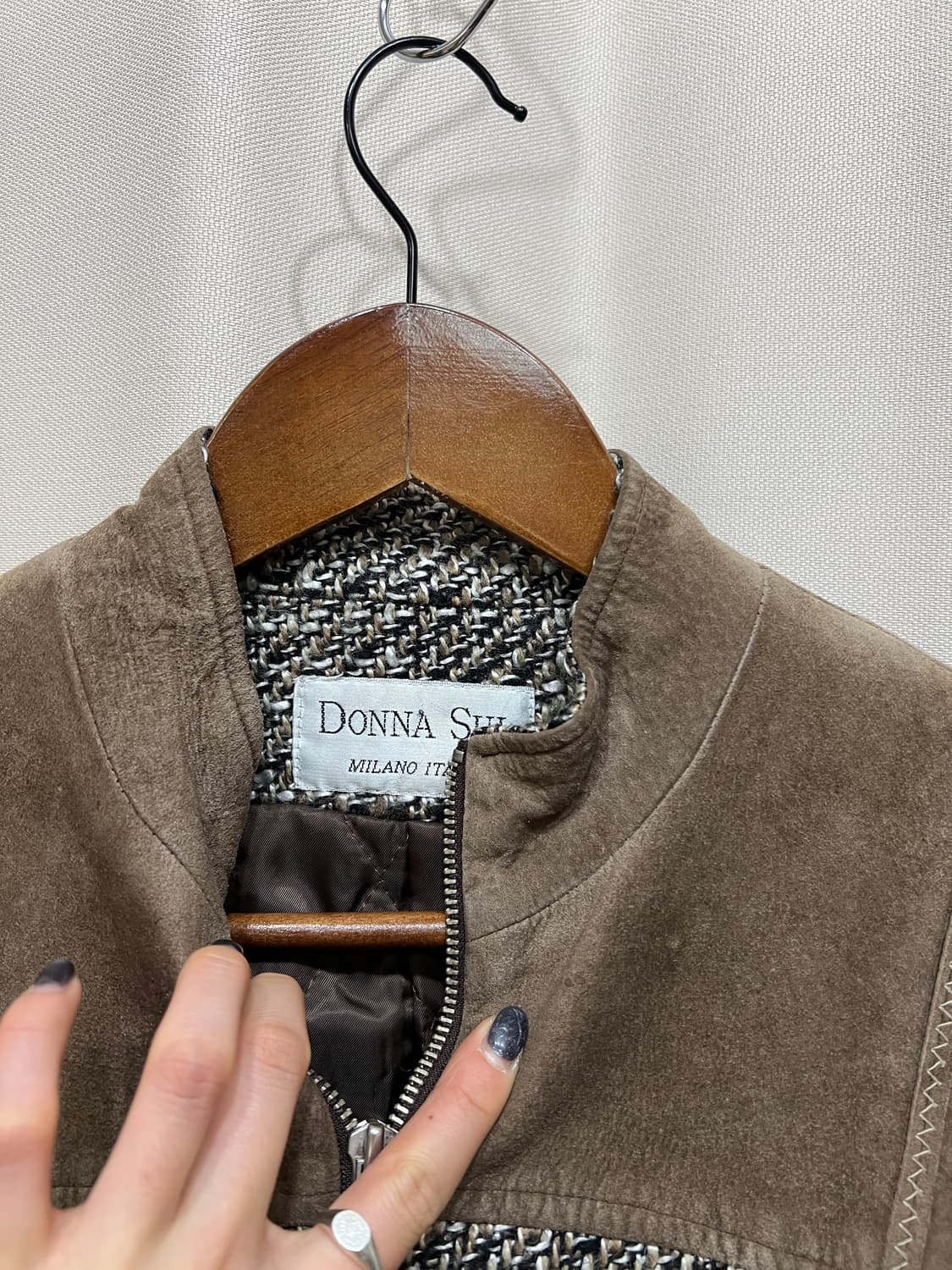 Donna sui 여성 디테일 더블 버튼 모직 자켓  상품이미지4