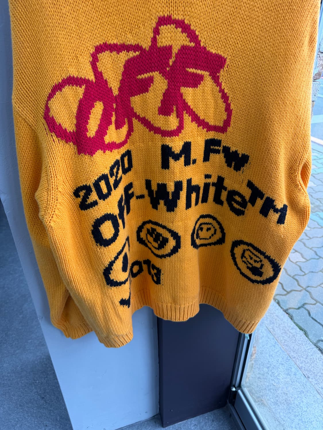 L/ 오프화이트 버질아블로 자수 니트 스웨터 상품이미지6