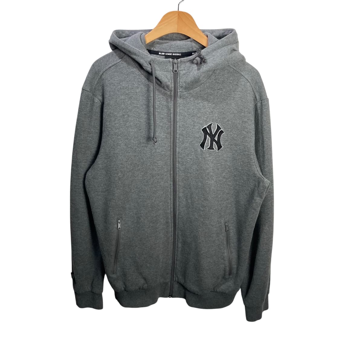 MLB 양키즈 그레이 후드집업 상품이미지2