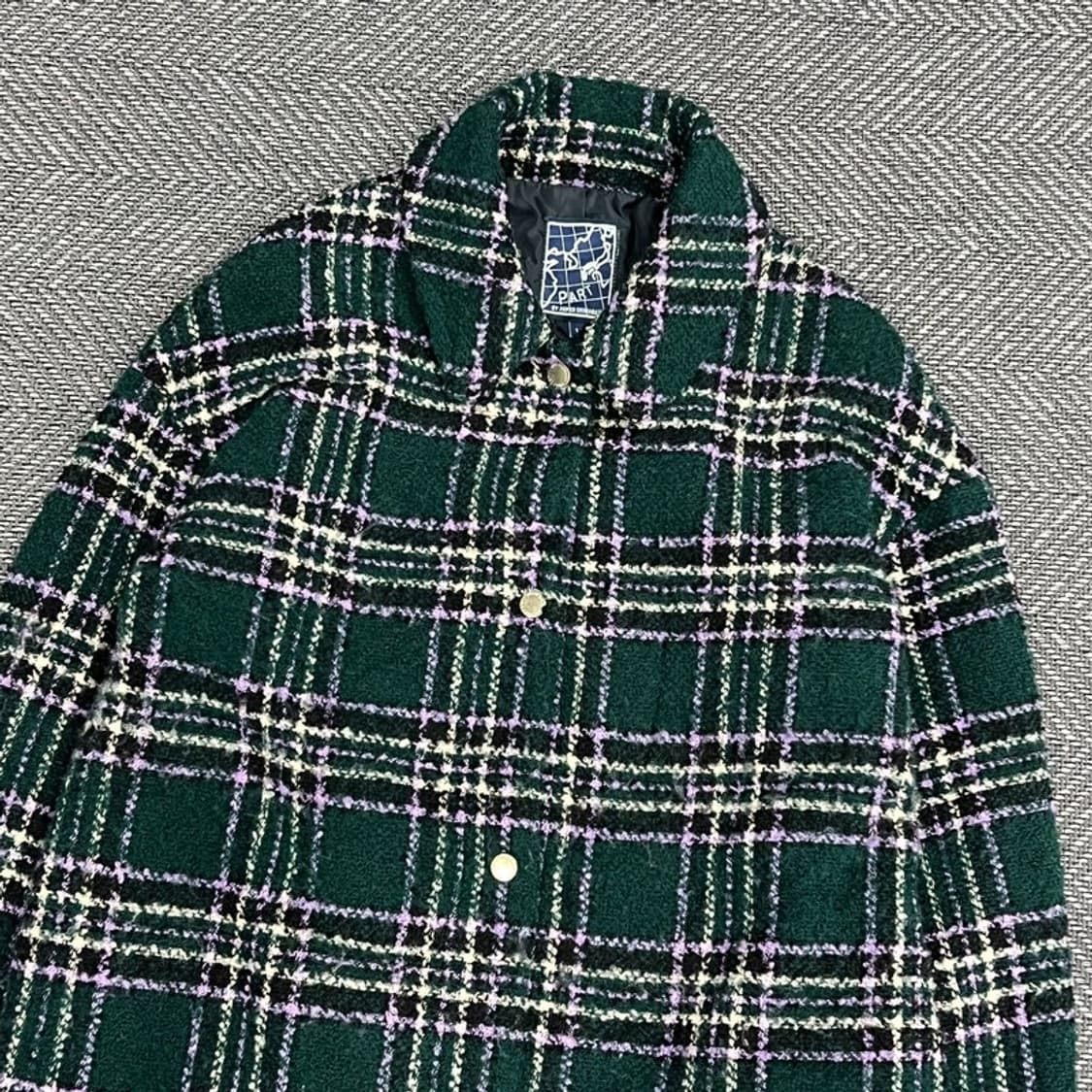 준코시마다 체크 트위드 자켓 v1241 상품이미지3