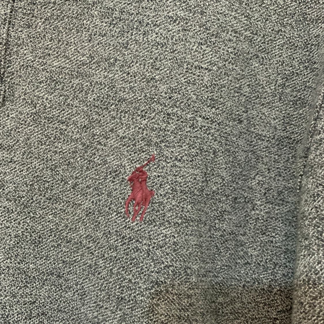 L 폴로랄프로렌 커스텀핏 차콜 PK 긴팔 카라티 상품이미지3