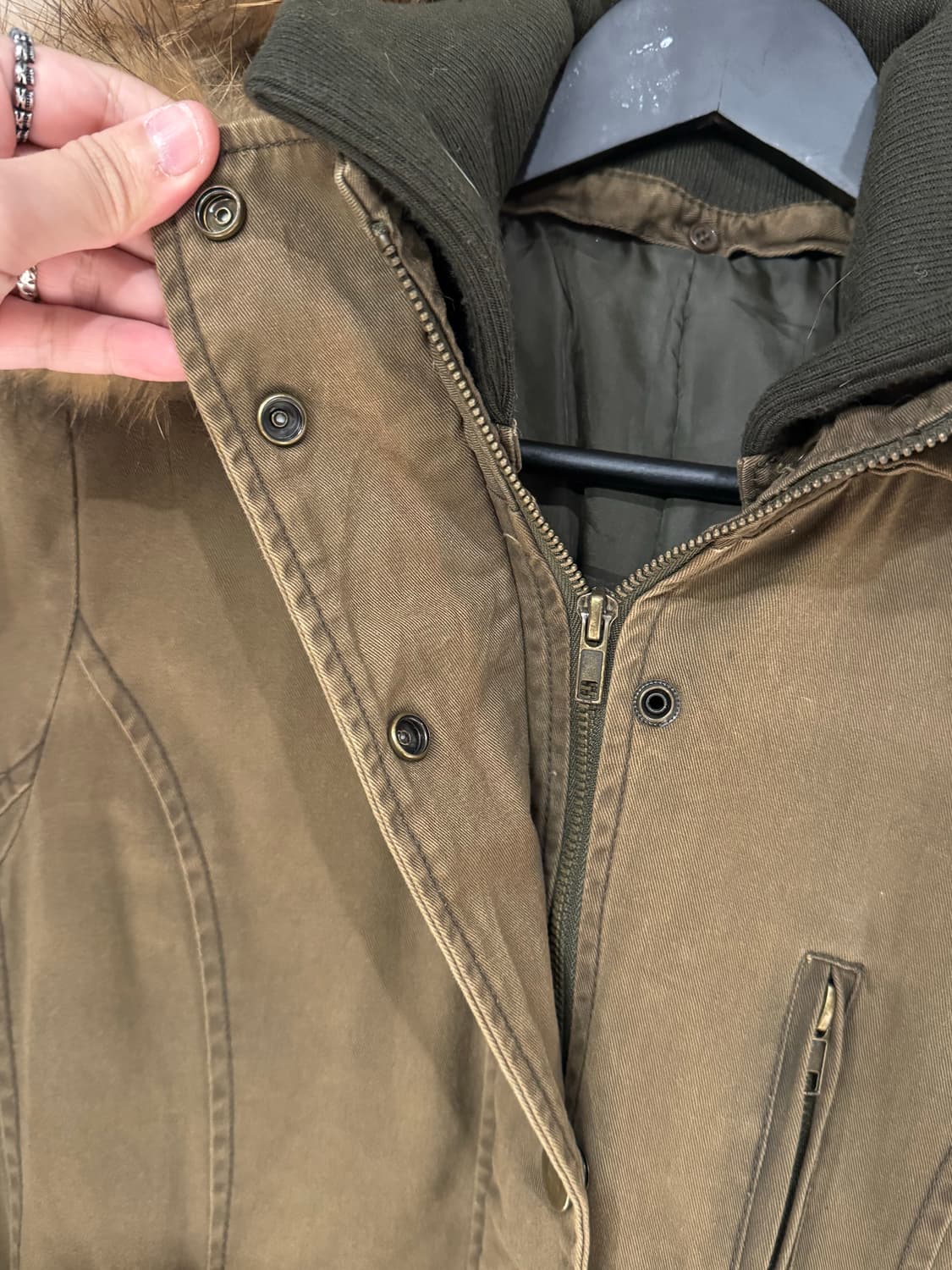 KY 디테일 투웨이 퍼 후드자켓 상품이미지6