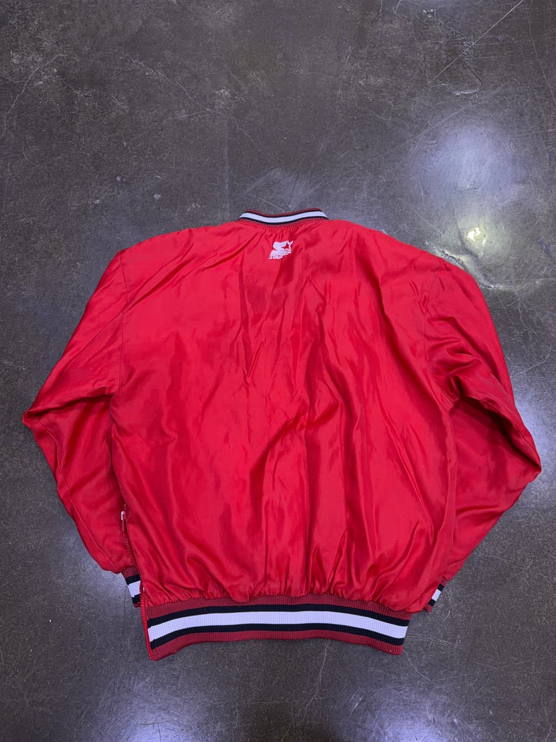 스타터 루이스빌 대학 럭비팀 로고 자수 V넥 웜업 XL 상품이미지2