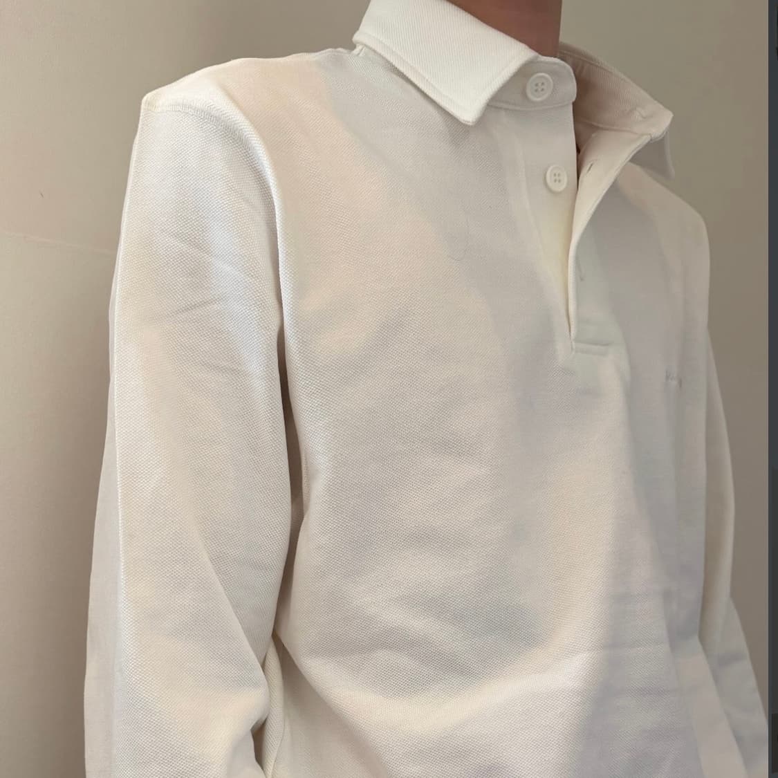 지초이컴포트 26-001 PK SHIRT 아이보리 2사이즈 상품이미지2