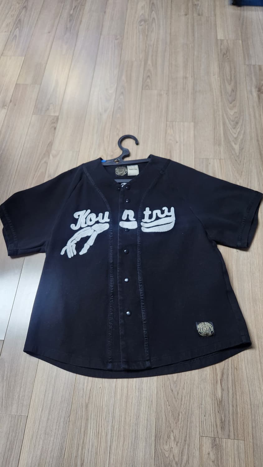 캐피탈 베이스볼 본 셔츠 블랙 상품이미지2